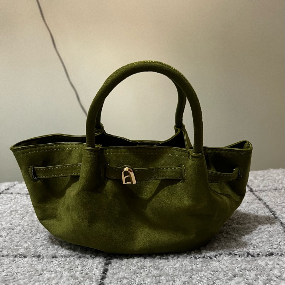 Elegant Olive Green Mini Bag